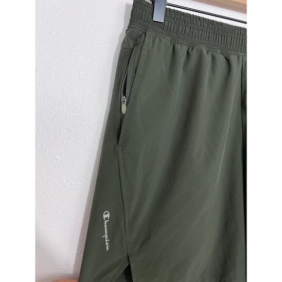 Champion Olive Green Athletic Shorts Men’s Small - Picture 3 of 9